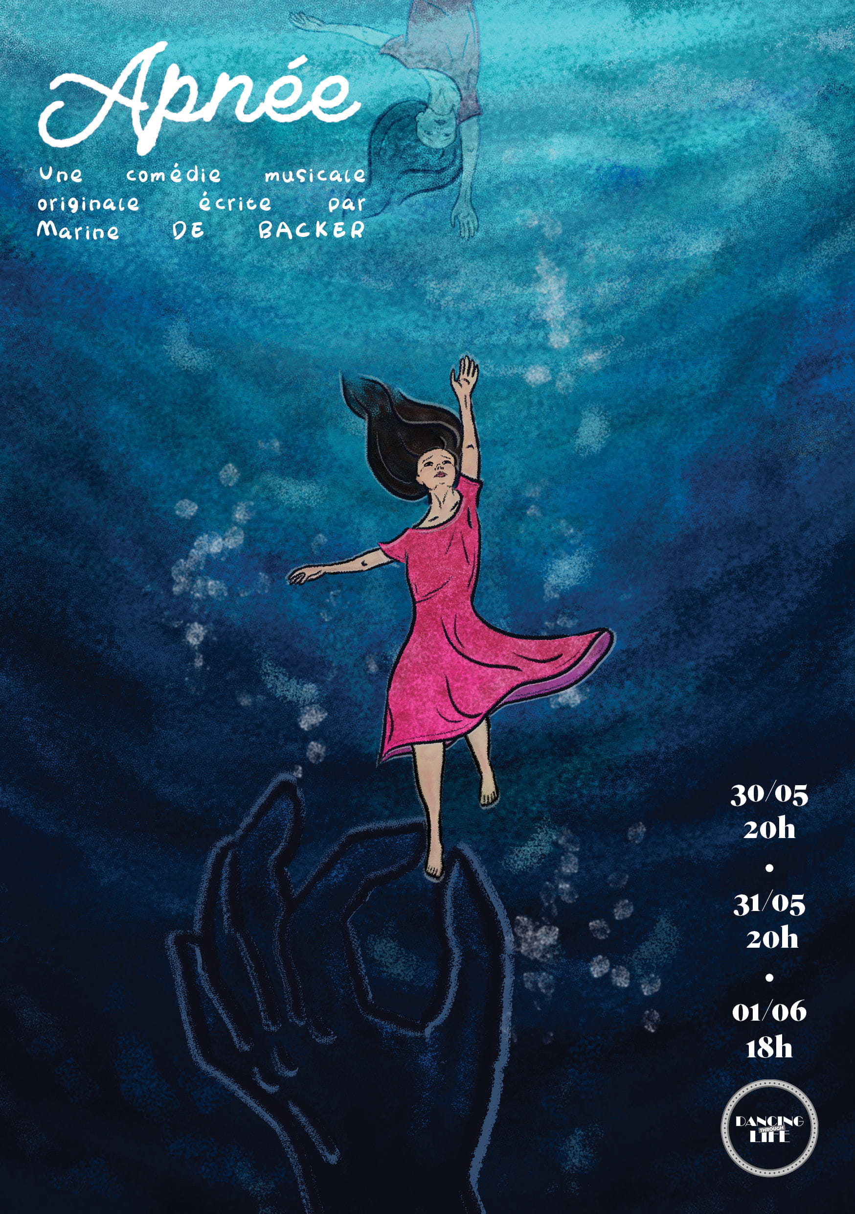 Affiche du spectacle Apnée